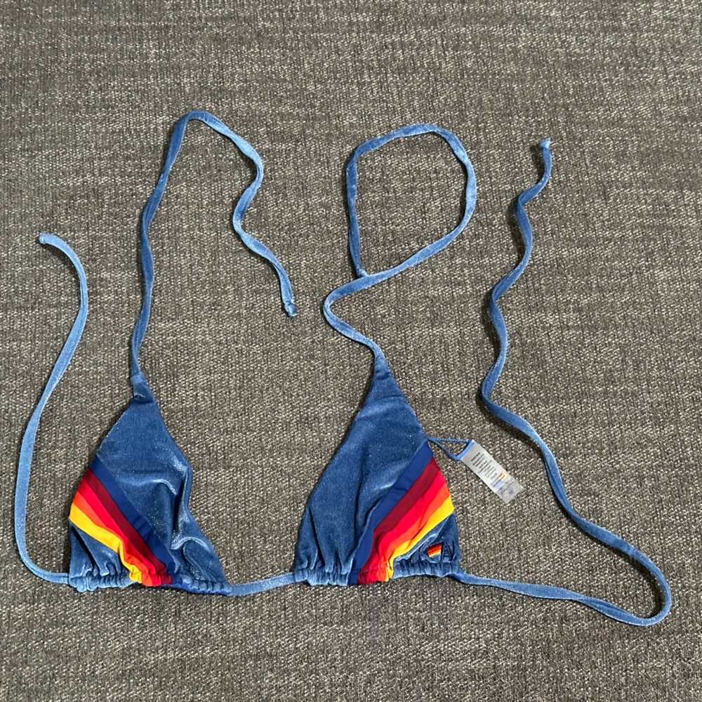 Aviator Nation adjustable Bikini top size M